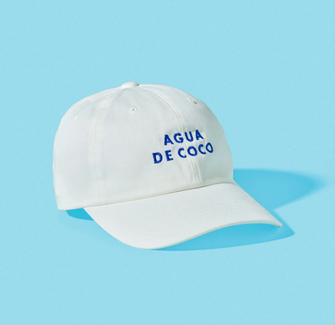 Agua de Coco Baseball Cap · White